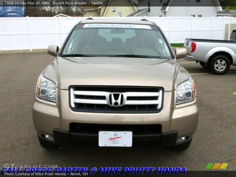 Desert Rock Metallic / Saddle 2006 Honda Pilot EX 4WD