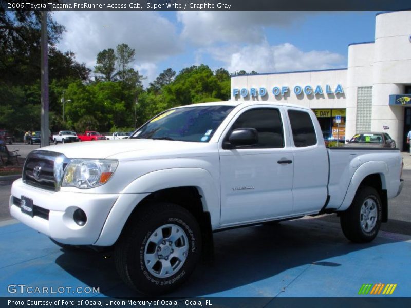 Super White / Graphite Gray 2006 Toyota Tacoma PreRunner Access Cab