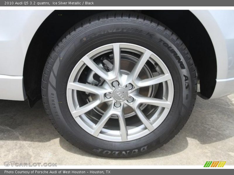 Ice Silver Metallic / Black 2010 Audi Q5 3.2 quattro