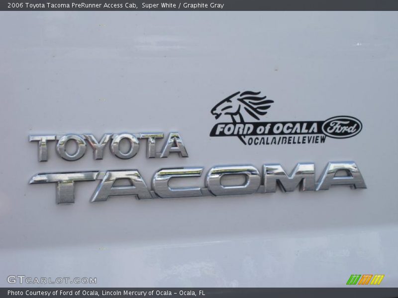 Super White / Graphite Gray 2006 Toyota Tacoma PreRunner Access Cab