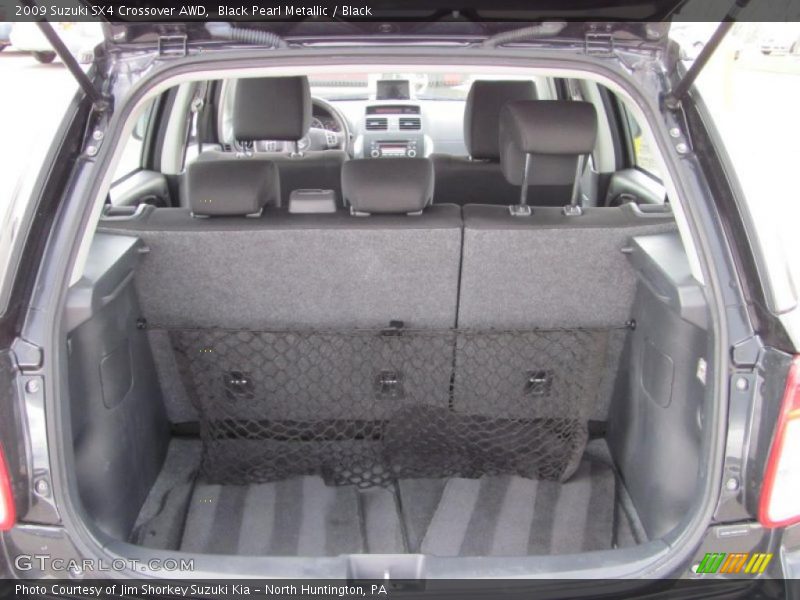 Black Pearl Metallic / Black 2009 Suzuki SX4 Crossover AWD