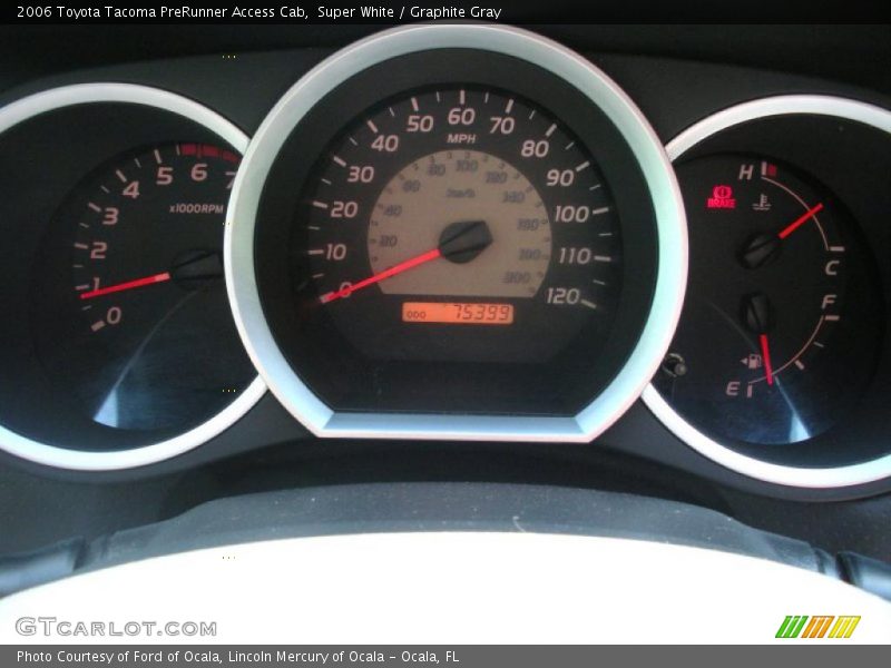 Super White / Graphite Gray 2006 Toyota Tacoma PreRunner Access Cab