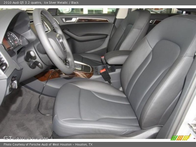 Ice Silver Metallic / Black 2010 Audi Q5 3.2 quattro