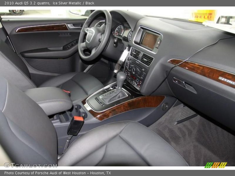 Ice Silver Metallic / Black 2010 Audi Q5 3.2 quattro