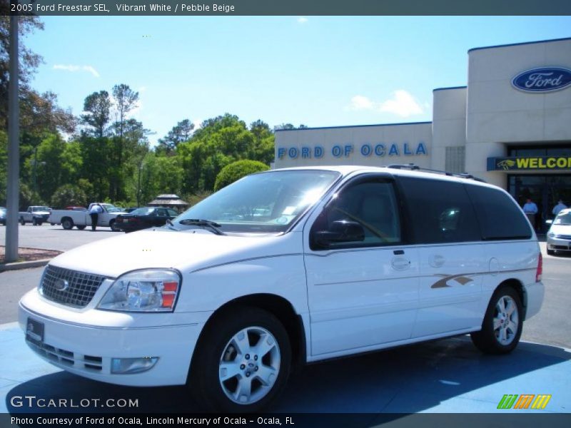 Vibrant White / Pebble Beige 2005 Ford Freestar SEL