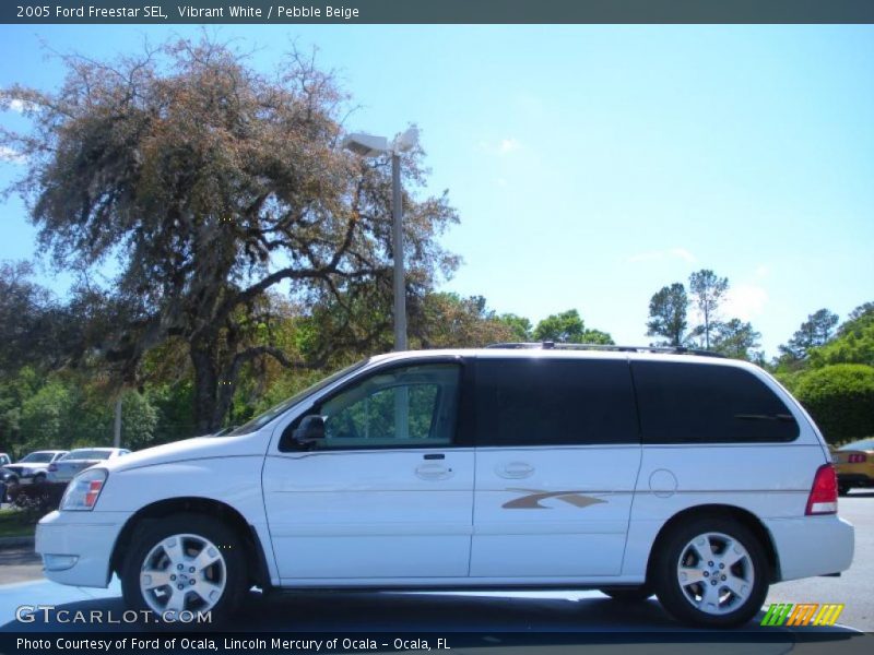 Vibrant White / Pebble Beige 2005 Ford Freestar SEL