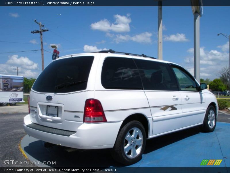 Vibrant White / Pebble Beige 2005 Ford Freestar SEL