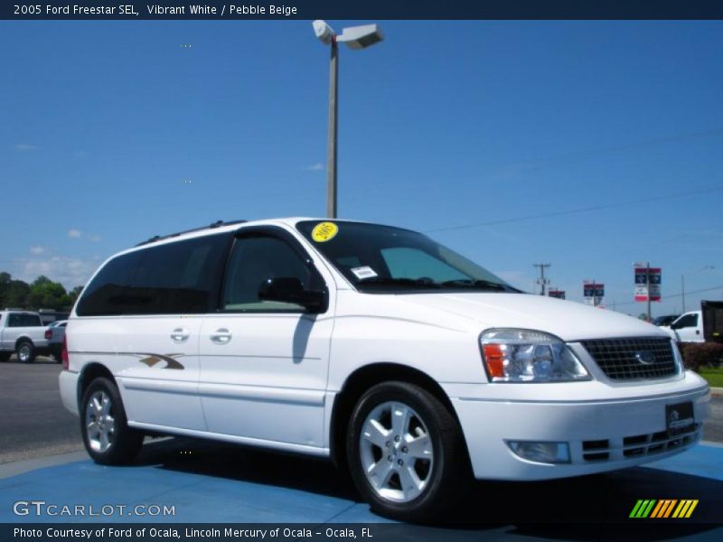 Vibrant White / Pebble Beige 2005 Ford Freestar SEL