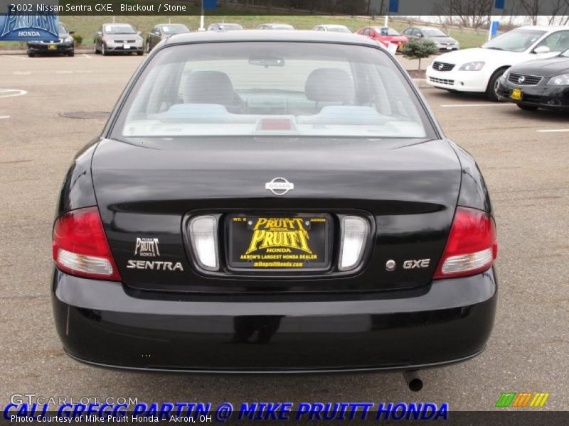 Blackout / Stone 2002 Nissan Sentra GXE