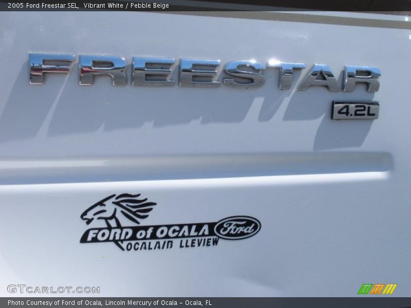 Vibrant White / Pebble Beige 2005 Ford Freestar SEL