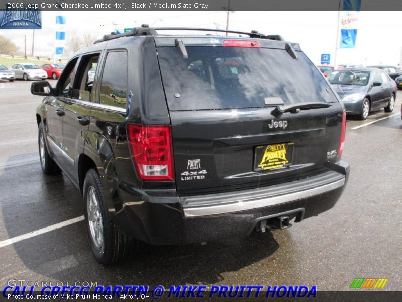 Black / Medium Slate Gray 2006 Jeep Grand Cherokee Limited 4x4