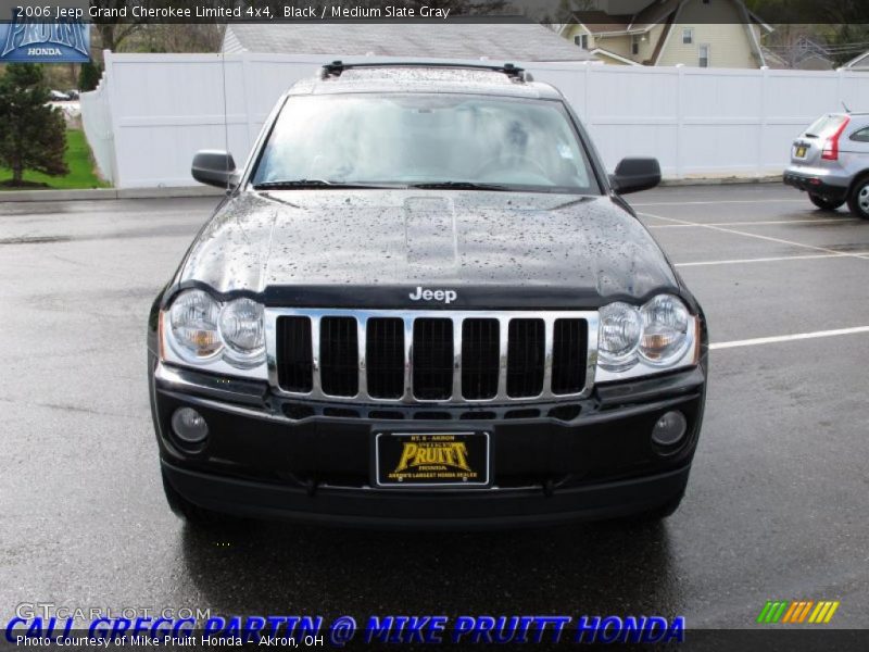 Black / Medium Slate Gray 2006 Jeep Grand Cherokee Limited 4x4
