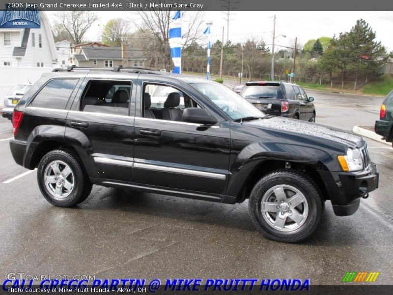 Black / Medium Slate Gray 2006 Jeep Grand Cherokee Limited 4x4