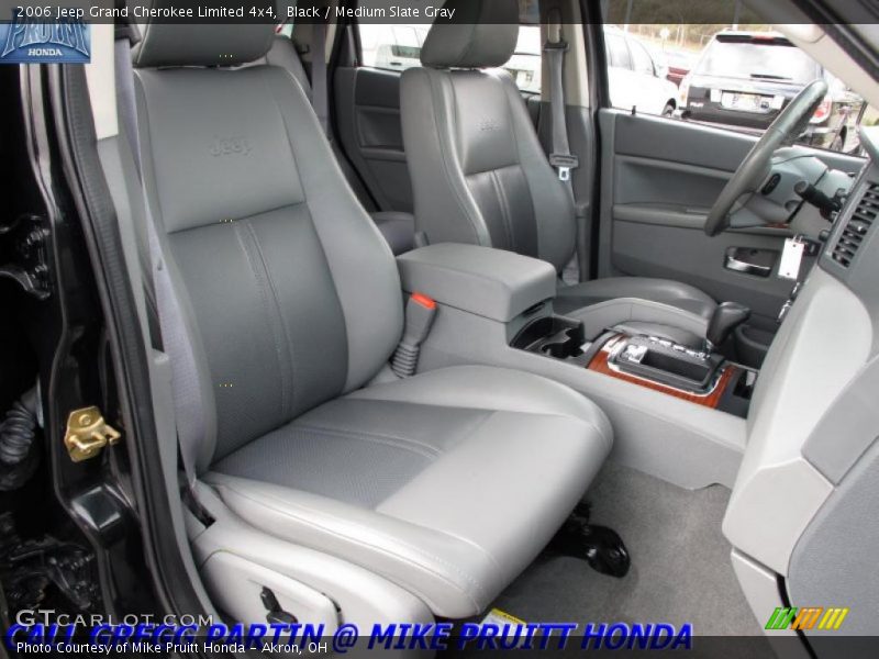 Black / Medium Slate Gray 2006 Jeep Grand Cherokee Limited 4x4