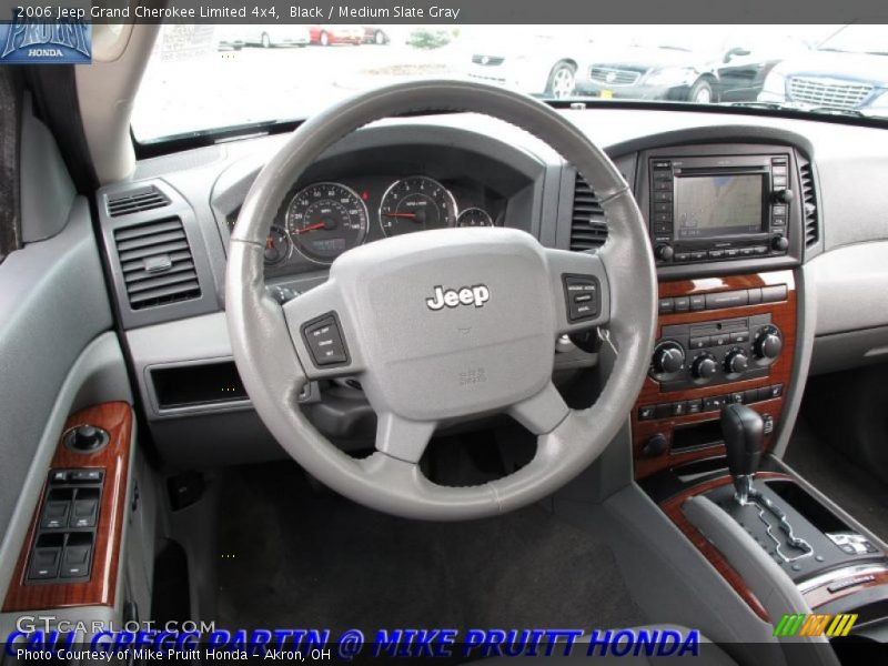 Black / Medium Slate Gray 2006 Jeep Grand Cherokee Limited 4x4