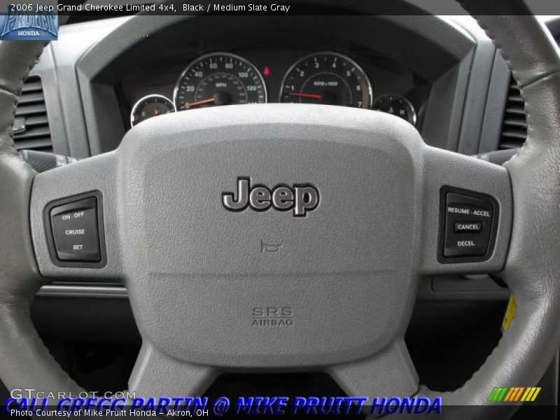 Black / Medium Slate Gray 2006 Jeep Grand Cherokee Limited 4x4