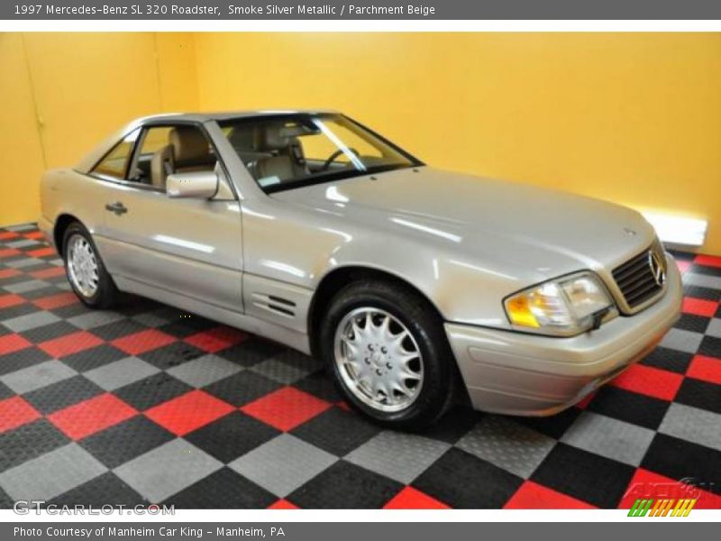 Smoke Silver Metallic / Parchment Beige 1997 Mercedes-Benz SL 320 Roadster