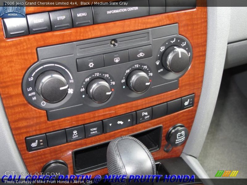 Black / Medium Slate Gray 2006 Jeep Grand Cherokee Limited 4x4
