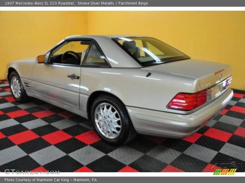 Smoke Silver Metallic / Parchment Beige 1997 Mercedes-Benz SL 320 Roadster