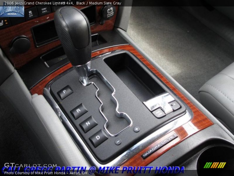Black / Medium Slate Gray 2006 Jeep Grand Cherokee Limited 4x4