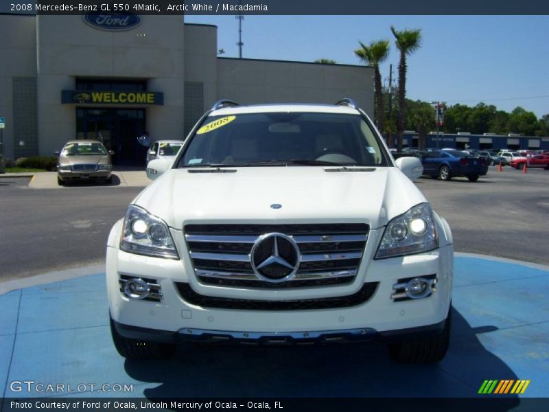 Arctic White / Macadamia 2008 Mercedes-Benz GL 550 4Matic