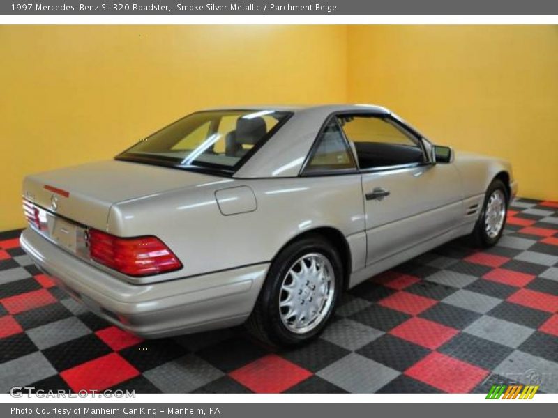 Smoke Silver Metallic / Parchment Beige 1997 Mercedes-Benz SL 320 Roadster