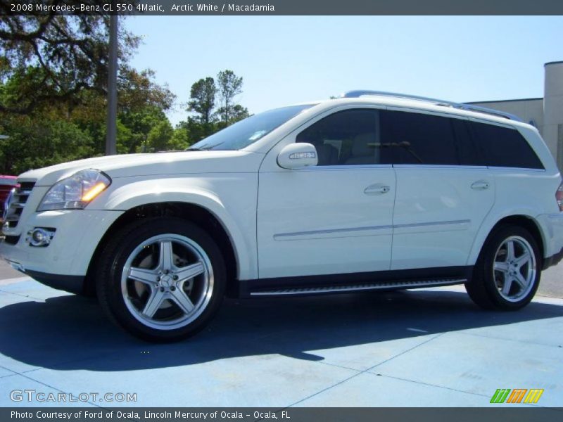 Arctic White / Macadamia 2008 Mercedes-Benz GL 550 4Matic