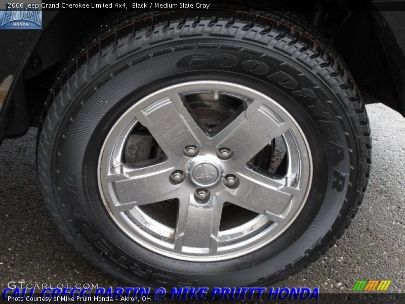 Black / Medium Slate Gray 2006 Jeep Grand Cherokee Limited 4x4