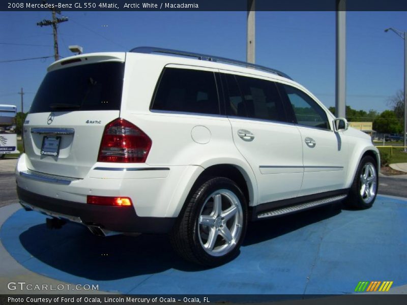 Arctic White / Macadamia 2008 Mercedes-Benz GL 550 4Matic