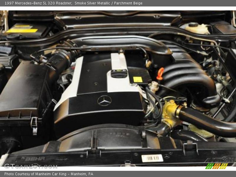Smoke Silver Metallic / Parchment Beige 1997 Mercedes-Benz SL 320 Roadster