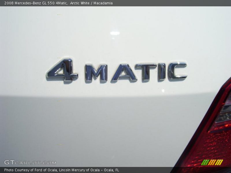 Arctic White / Macadamia 2008 Mercedes-Benz GL 550 4Matic