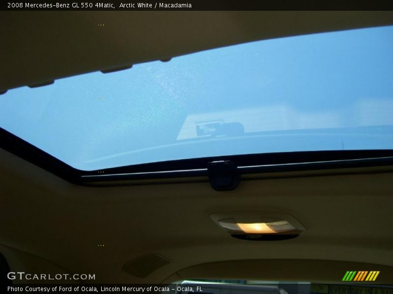 Arctic White / Macadamia 2008 Mercedes-Benz GL 550 4Matic
