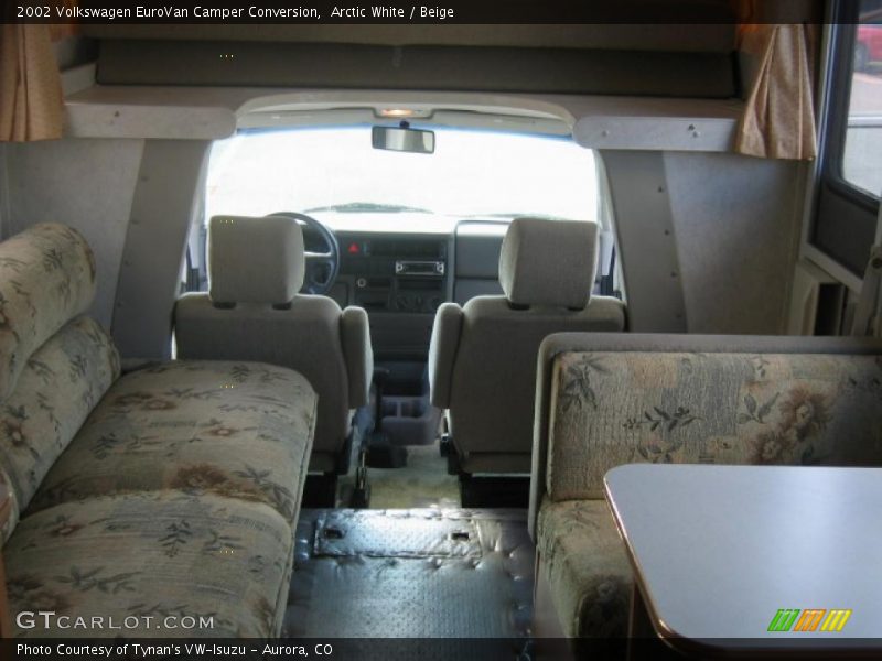 Arctic White / Beige 2002 Volkswagen EuroVan Camper Conversion