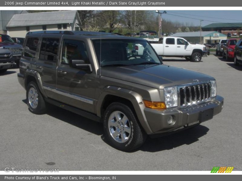 Light Khaki Metallic / Dark Slate Gray/Light Graystone 2006 Jeep Commander Limited 4x4