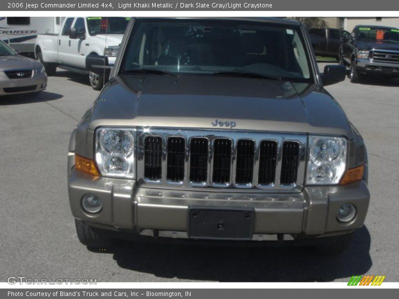 Light Khaki Metallic / Dark Slate Gray/Light Graystone 2006 Jeep Commander Limited 4x4