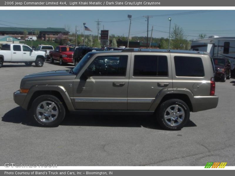 Light Khaki Metallic / Dark Slate Gray/Light Graystone 2006 Jeep Commander Limited 4x4