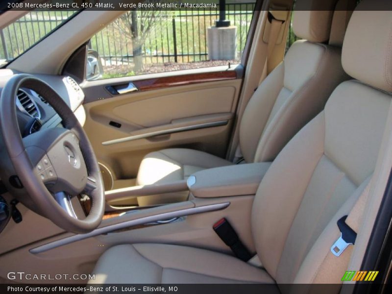 Verde Brook Metallic / Macadamia 2008 Mercedes-Benz GL 450 4Matic