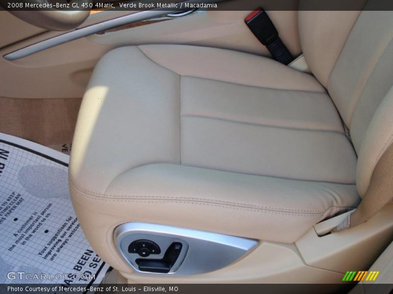 Verde Brook Metallic / Macadamia 2008 Mercedes-Benz GL 450 4Matic