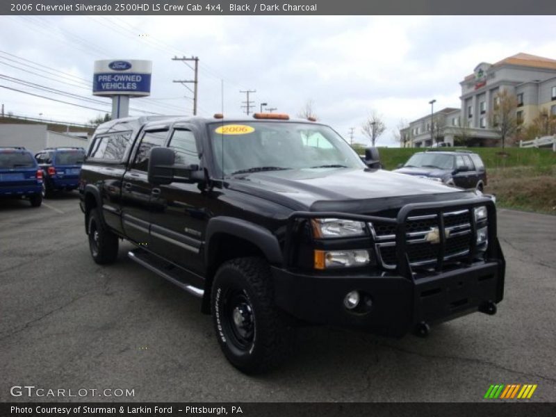 Black / Dark Charcoal 2006 Chevrolet Silverado 2500HD LS Crew Cab 4x4