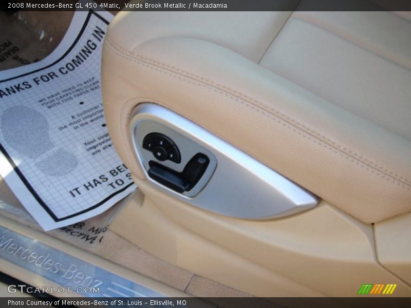 Verde Brook Metallic / Macadamia 2008 Mercedes-Benz GL 450 4Matic