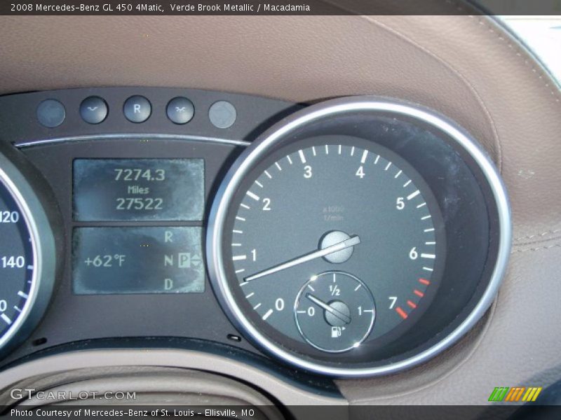 Verde Brook Metallic / Macadamia 2008 Mercedes-Benz GL 450 4Matic