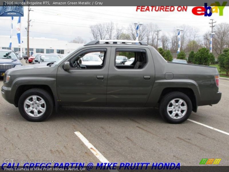 Amazon Green Metallic / Gray 2006 Honda Ridgeline RTS