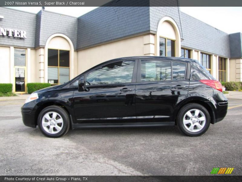 Super Black / Charcoal 2007 Nissan Versa S