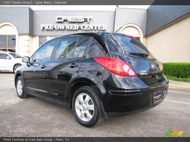 Super Black / Charcoal 2007 Nissan Versa S