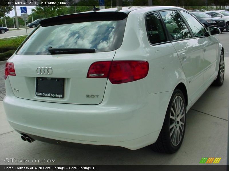 Ibis White / Black 2007 Audi A3 2.0T