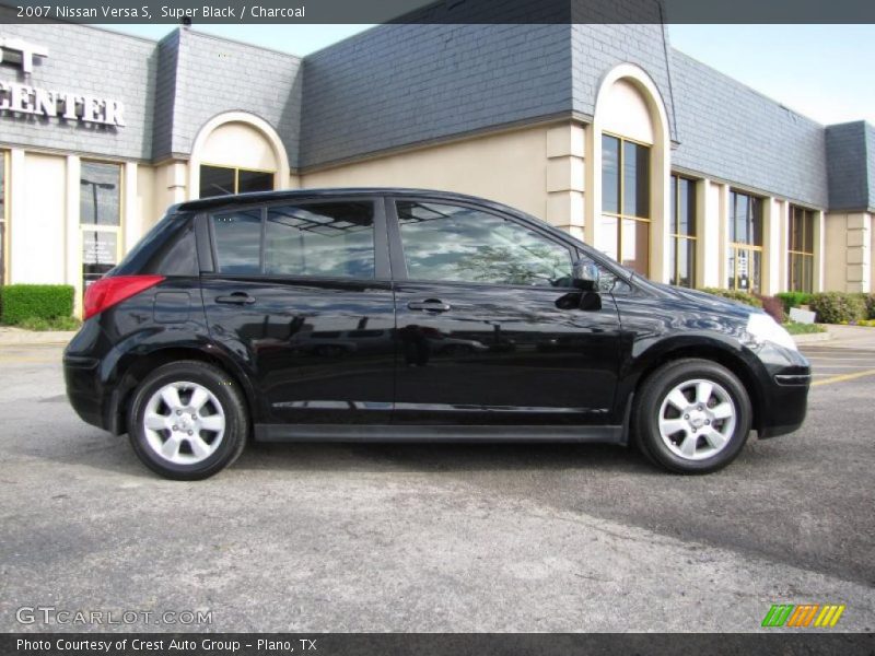 Super Black / Charcoal 2007 Nissan Versa S