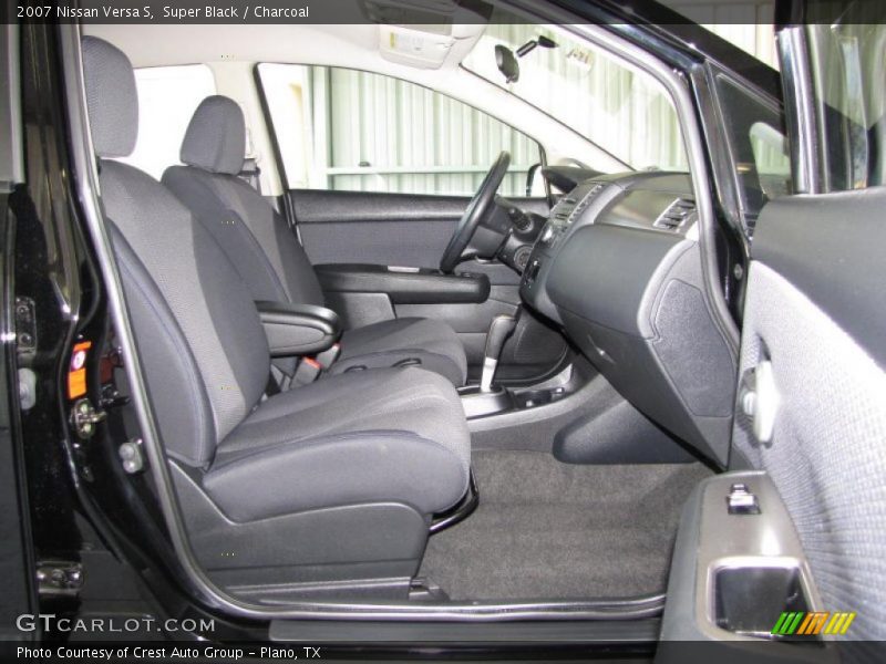 Super Black / Charcoal 2007 Nissan Versa S