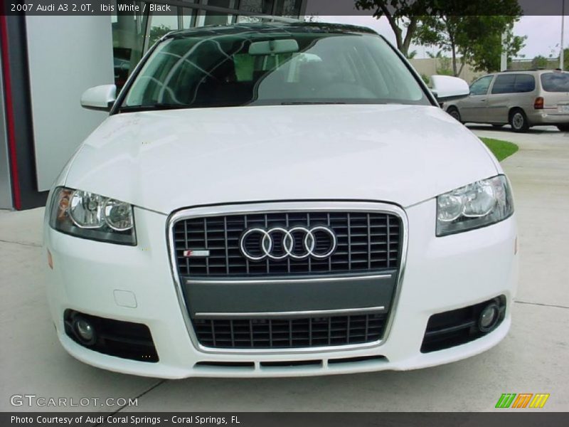 Ibis White / Black 2007 Audi A3 2.0T