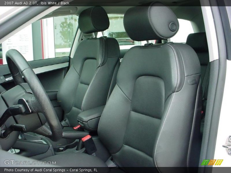 Ibis White / Black 2007 Audi A3 2.0T