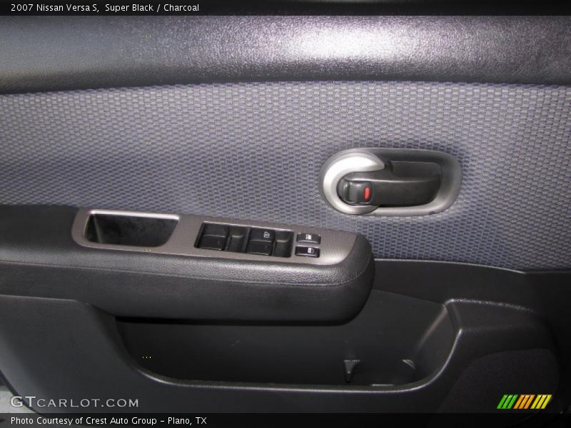 Super Black / Charcoal 2007 Nissan Versa S